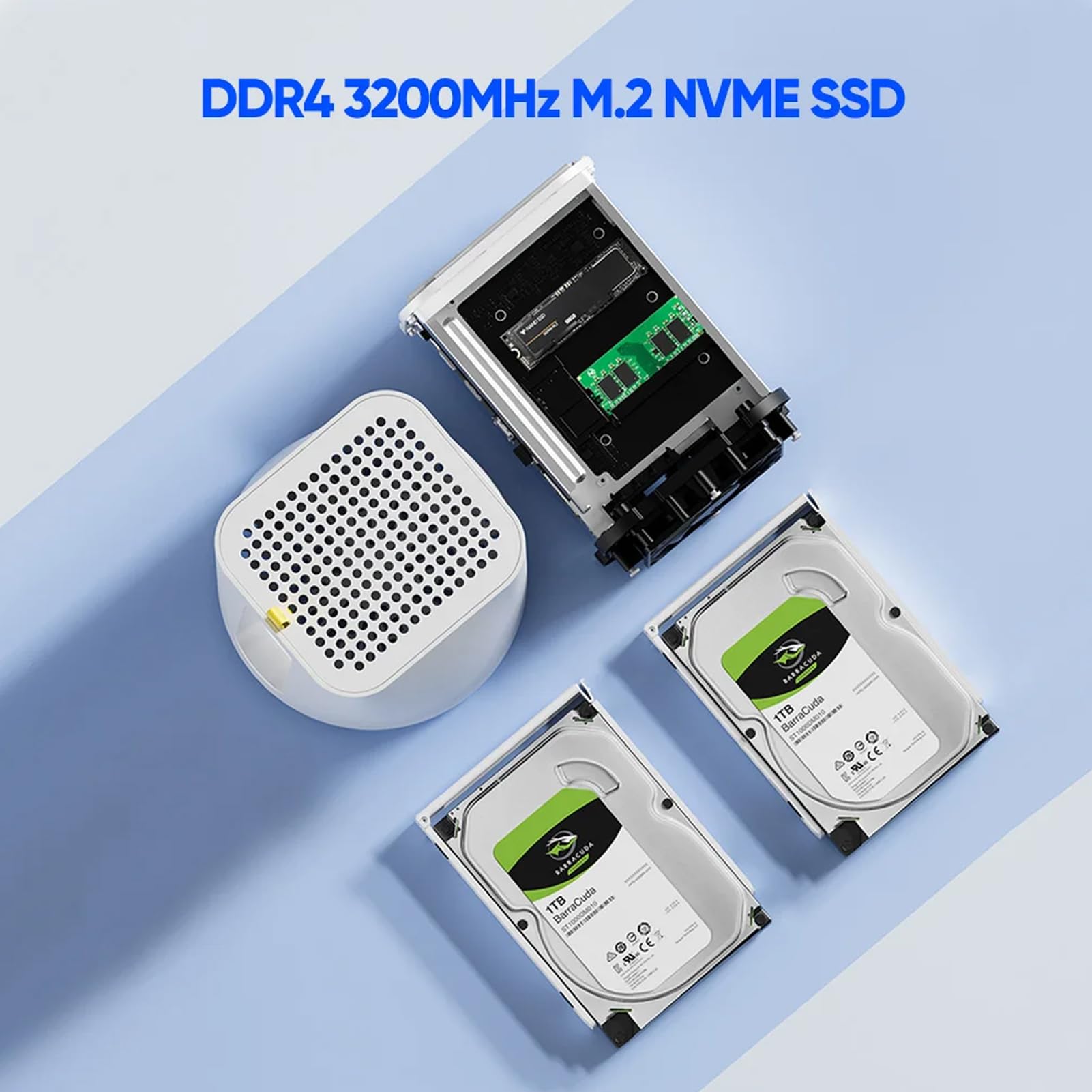 4K Mini PC Windows 11 Pro Intel N100 4C/4T, Support 2 * 20T, 2 *